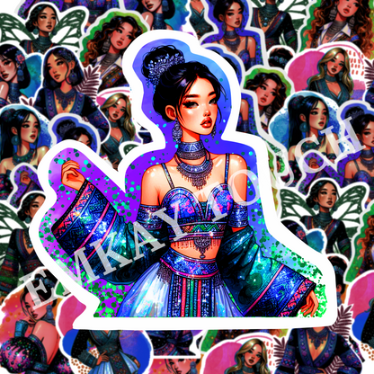 Hmong Beauties Die Cut Stickers