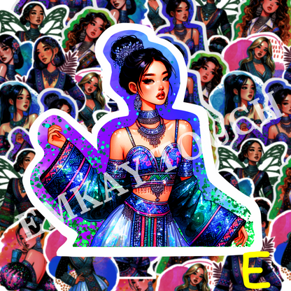 Hmong Beauties Die Cut Stickers